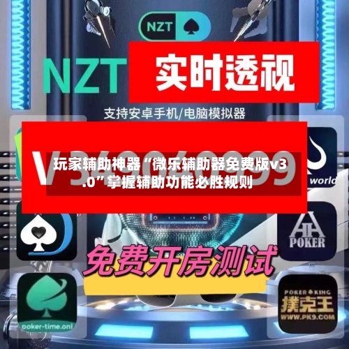 玩家辅助神器“微乐辅助器免费版v3.0”掌握辅助功能必胜规则-第3张图片