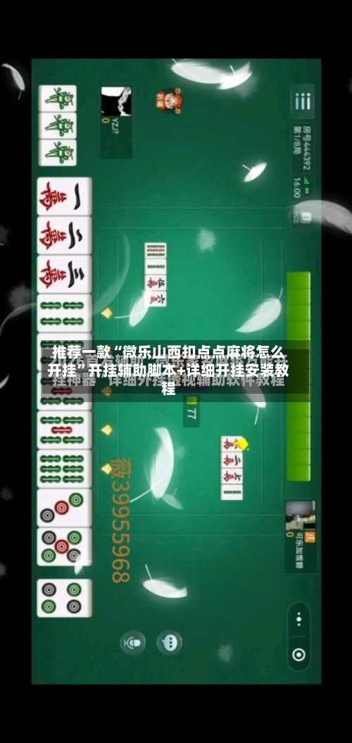 推荐一款“微乐山西扣点点麻将怎么开挂	”开挂辅助脚本+详细开挂安装教程-第2张图片