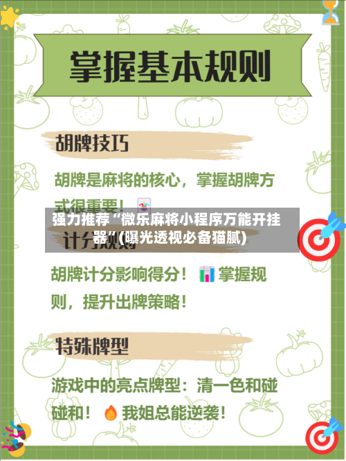 强力推荐“微乐麻将小程序万能开挂器	”(曝光透视必备猫腻)-第2张图片