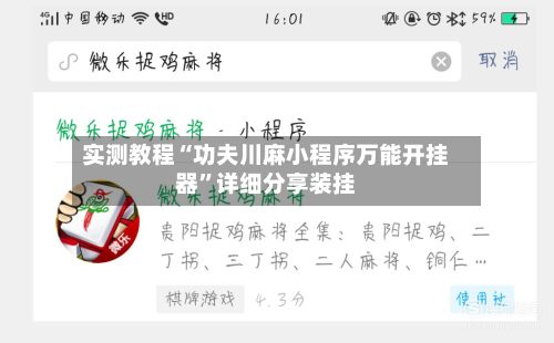 实测教程“功夫川麻小程序万能开挂器”详细分享装挂-第2张图片