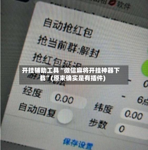 开挂辅助工具“微信麻将开挂神器下载”(原来确实是有插件)-第2张图片