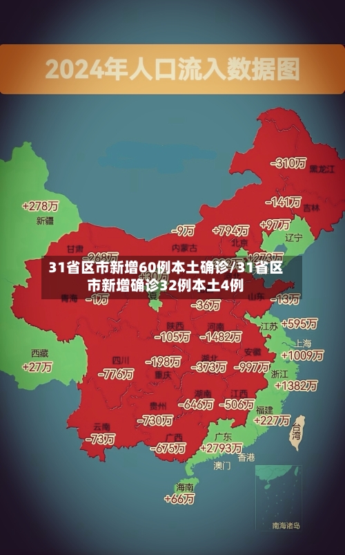 31省区市新增60例本土确诊/31省区市新增确诊32例本土4例